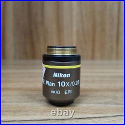 1PC Nikon Nikon E Plan 10X/0.25 EPI microscope 10x objective #A6
