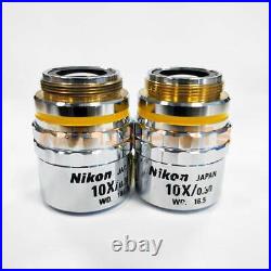 1PC Used Nikon CF Plan 10X/0.30 microscope objective