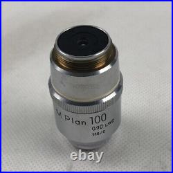 1Pc Nikon M Plan 100X / 0.90 Microscope Objective Used is