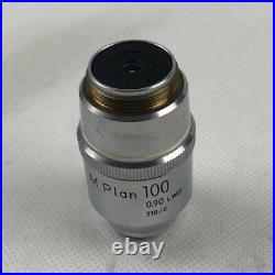 1Pc Nikon M Plan 100X / 0.90 Microscope Objective Used yy