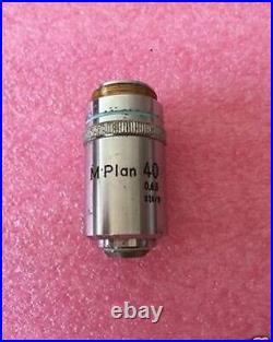 1Pc Used Nikon M Plan 40X / 0.65 Microscope Objective yv