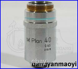 1pcs NIKON MPLAN M PLAN 40X / 0.65 210 / 0 Microscope Objective Lens #C25G