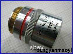 1pcs Used Good NIKON Microscope M PLAN 5x0.1 210/0 Objective Lens #G306 XH