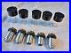 5 x Nikon Microscope Objectives With Original Plastic Cases-Nikon Plan-DLL-Etc