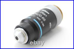 Almost Unused Nikon Microscope Objective E Plan 40x 0.65 From JAPAN