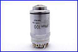 CLEANGLASS Nikon Plan 100x 1.25 160/0.17 Microscope Objective Lens RMS 25889