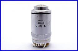 CLEANGLASS Nikon Plan 100x 1.25 160/0.17 Microscope Objective Lens RMS 25889
