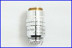 Clear Glass Nikon plan apo 100X/1,40 Oil 160/0,17 Microscope Lens 3582