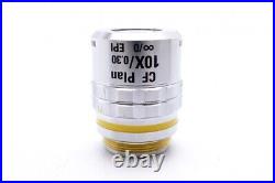 Ex Nikon CF PLAN 10X / 0.30 8 / 0 EPI Microscope Objective Lens for RMS 25717