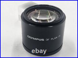 Ex Olympus Stereo Microscope Objective DF PLAN 1x Lens withILLC2 29624