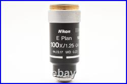 Exc+5Nikon Microscope Objective E Plan 100x/1.25 Oil? /0.17 WD 0.23 LENS