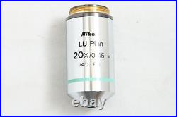 Exc + + Nikon LU Plan 20x 0.45 An Infi/0 EPI WD 4.5 25 mm Microscope Lens 4011