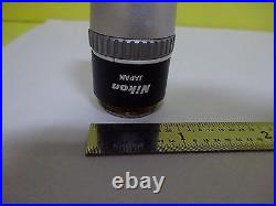Microscope Optical Part Nikon Japan Objective Plan 100x Optics As Is Bin#x7-15
