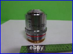 Microscope Part Objective Nikon Japan Bd 5x Plan Optics As Is #af-e-06