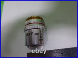 Microscope Part Objective Nikon Japan Bd 5x Plan Optics As Is #af-e-06