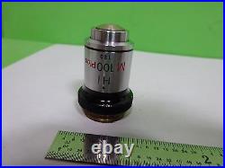 Microscope Part Objective Nikon M100 Plan Japan Optics As Is Bin#y5-k-04