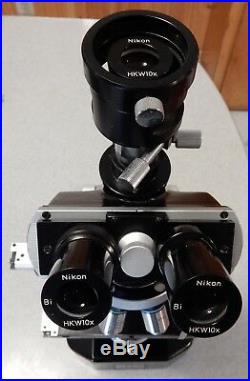 NIKON Binocular Microscope NIKON Eyepieces & NIKON 5 PLAN Objectives