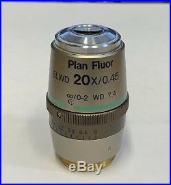 NIKON Plan Fluor ELWD 20x DIC L Eclipse TS TE TI Inverted Microscope Objective