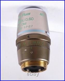 NIKON Plan Fluor ELWD 40x Ph2 DM Phase Contrast Eclipse Microscope Objective