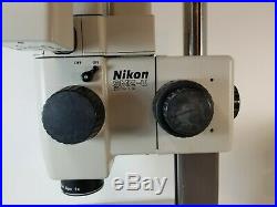 NIKON SMZ-U ZOOM 110 MICROSCOPE 2X UW10XA/24 ED PLAN 0.75X 1.25X H-III Camera