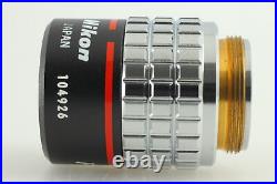 Near MINT Nikon Plan 4/0.13 160/- Microscope Objective From JAPAN
