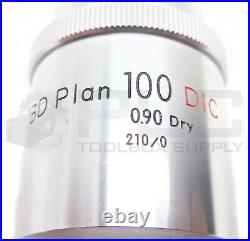 New Nikon Bd Plan 100 DIC 0.90 Dry 210/0 330219 Microscope Lense
