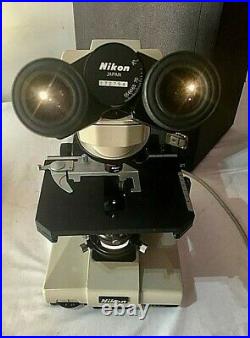 Nikon 120v Labophot with 4 plans with Cover and Case WOW