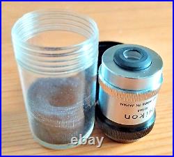 Nikon 1.2 Plan 0.03 Microscope Objective, RMS Mount + Original Keeper