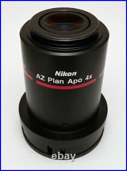 Nikon AZ Plan Apo Objective 4x AZ100 Multizoom Microscope Objective
