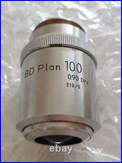 Nikon BD Plan 100 0.90 Dry 210/0 Microscope Objective Lens 100X (326753) 26mm