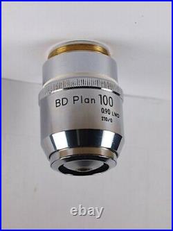Nikon BD Plan 100x LWD /0.90 Long Working Distance 210 TL Microscope Objective