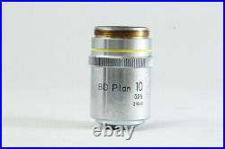 Nikon BD Plan 10x 0.25 210/0 Microscope Objective from Japan #2384