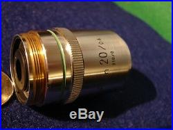 Nikon BD Plan 20 Microscope Objective 20x 0.40 NA 210/0 #420411