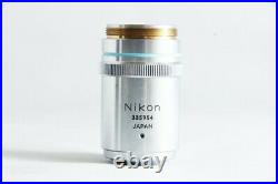 Nikon BD Plan 40x 0.65 210/0 Microscope Objective from Japan #2385