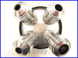 Nikon BD Plan 5X 10X 20X 40X Microscope M26 Objective Lens Turret OPTIPHOT #2