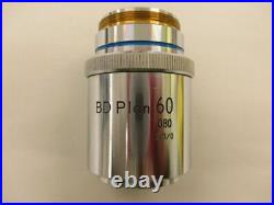Nikon BD Plan 60X 0.80 210/0 Metal Microscope Objective Lens M26 thread