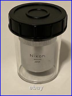 Nikon BD Plan 60x Dry 210 Metallurgical Microscope Objective