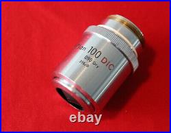 Nikon BD Plan DIC 100x 0.90 Dry 210/0 Microscope Objective