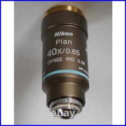 Nikon Biological Microscope Objective Lens CFI E Plan 40 EX Limited From JAPAN