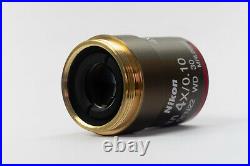 Nikon CFI Plan 4x 0.10 Eclipse E I Series Microscope Objective