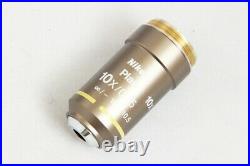 Nikon CFI Plan Achromat 10X / 0.25 / WD 10.5 Air Microscope Objective #2859