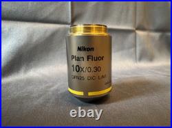 Nikon CFI Plan Fluor 10X Microscope Objective