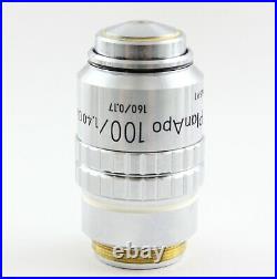 Nikon CFN Plan APO 100x /1.40 160mm TL Microscope Objective PlanAPO