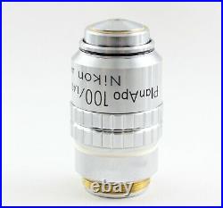 Nikon CFN Plan APO 100x /1.40 160mm TL Microscope Objective PlanAPO