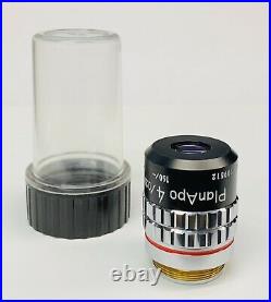 Nikon CFN Plan APO Apochromat 4X/0.20 Microscope Objective 160mm