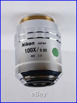 Nikon CF Plan 100x BD ELWD DIC M27 Infinity Microscope Objective