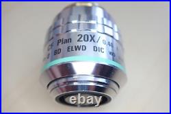 Nikon CF Plan 20x/0.40? /0 ELWD BD DIC Infinity Microscope Objective
