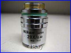 Nikon CF Plan 20x/0.40 ELWD, Microscope Objective Lens