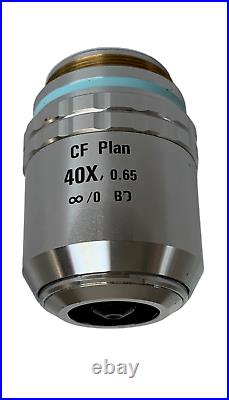 Nikon CF Plan 40x 0.65 BD Infinity Corrected Microscope Objective lens Darkfield