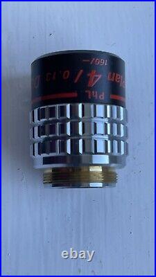 Nikon CF Plan 4x / 0.13, DL, 160 / -, PhL microscope objective